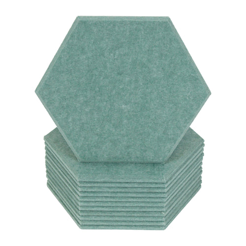 12 pack seafoam green hexagon acoustic tiles
