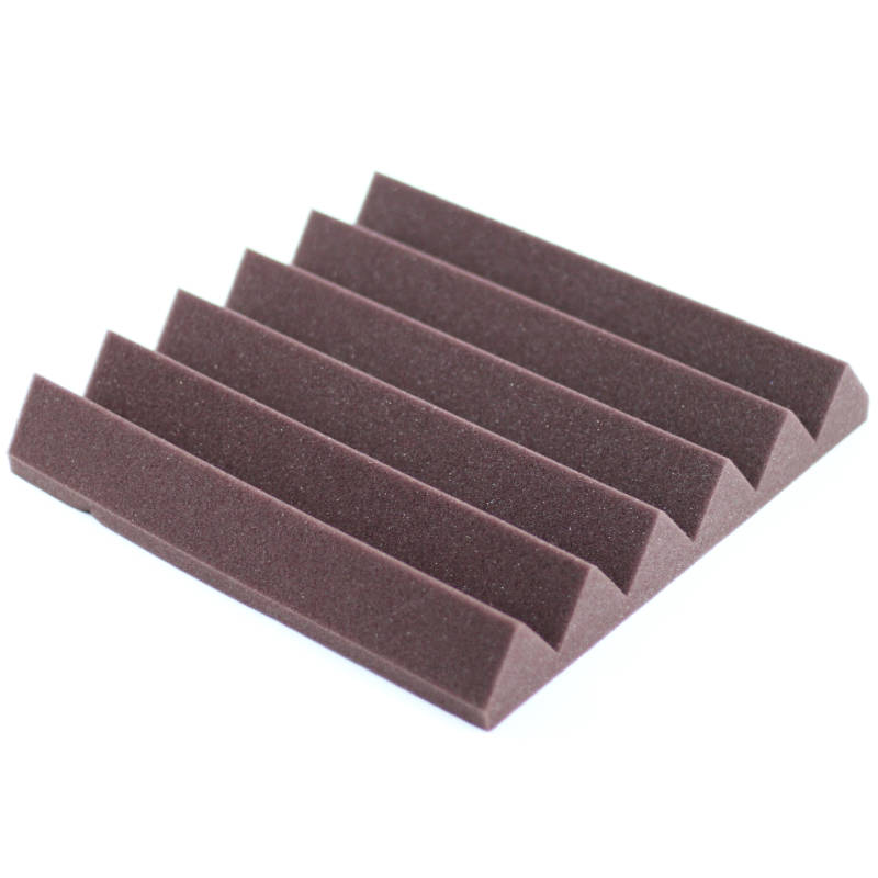 burgundy acoustic foam tile