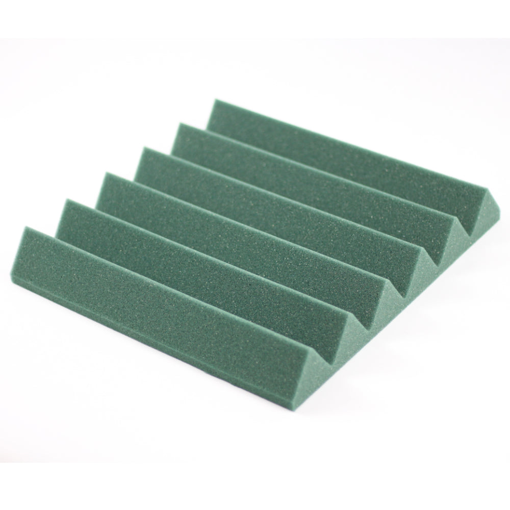 dark green acoustic foam panel