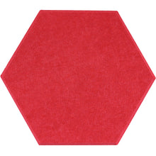 Load image into Gallery viewer, raspberry red hexagon acoustic panels
