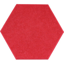 Load image into Gallery viewer, raspberry red hexagon acoustic panels