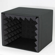 Load image into Gallery viewer, microphone isolation box with acoustic foam

