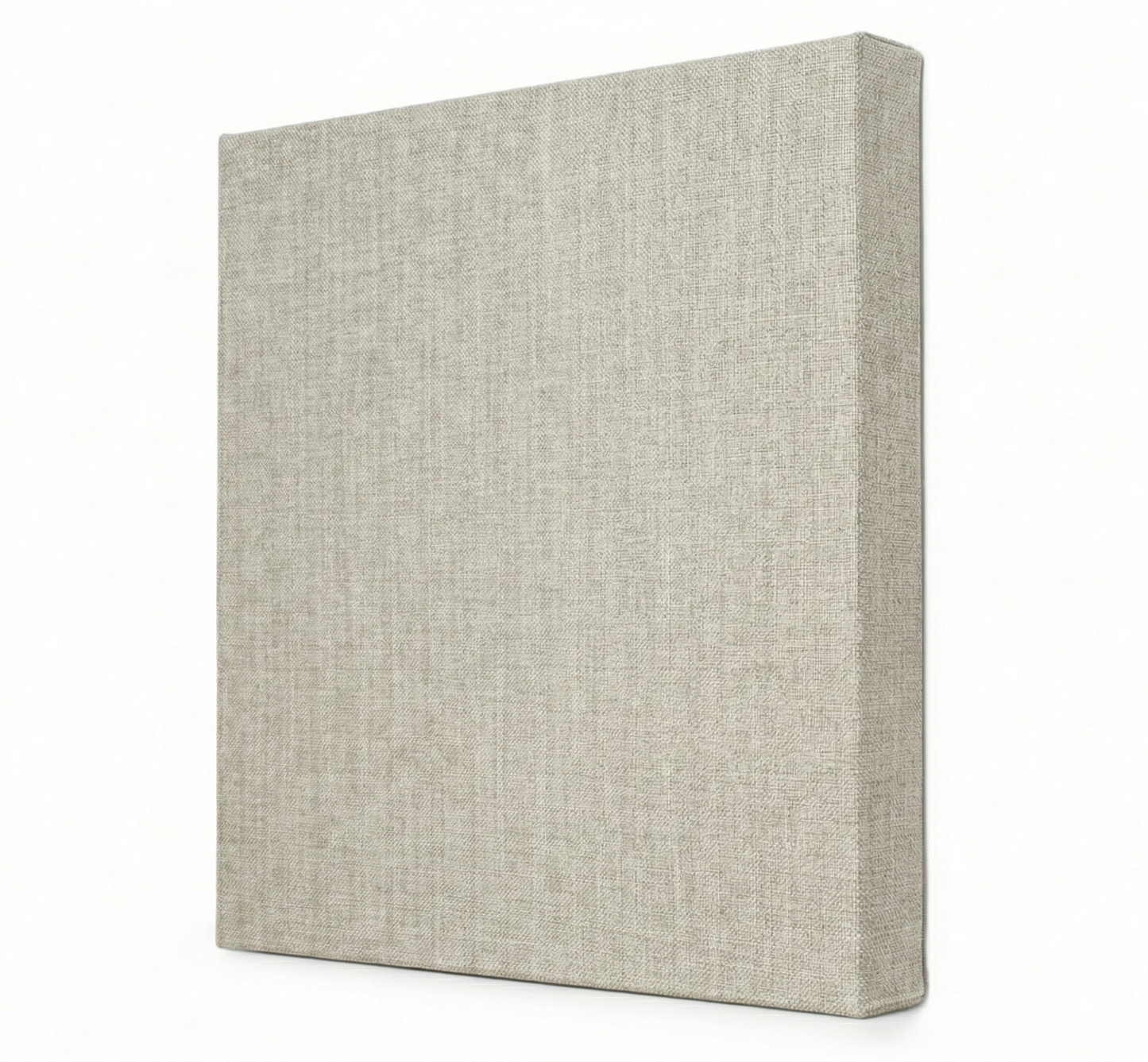 Textured beige panel on a white background