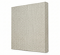 Textured beige panel on a white background