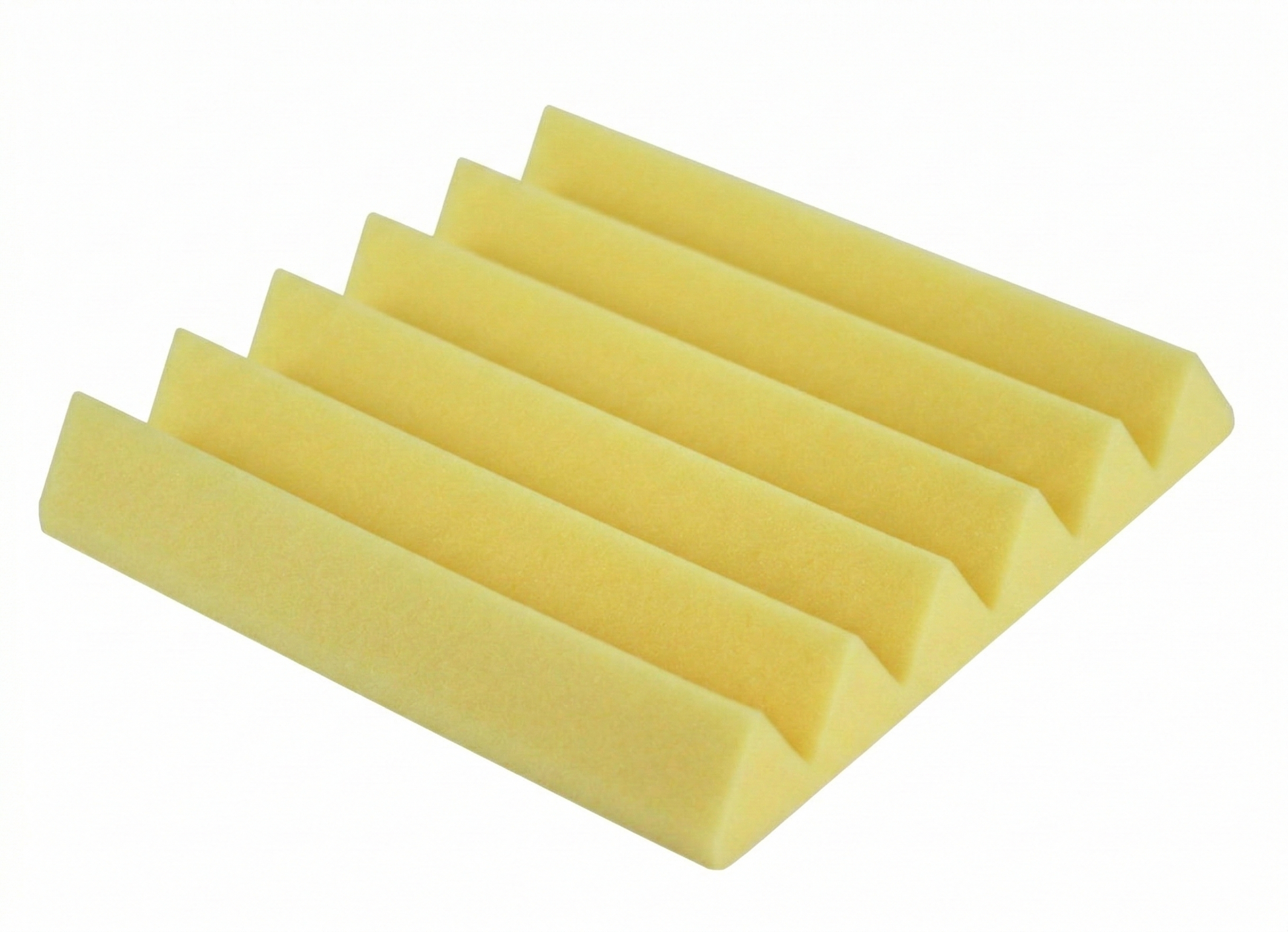 Yellow tile on a white background.