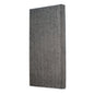 charcoal gray fabric wrapped acoustic absorber panel owens corning mounted on wall