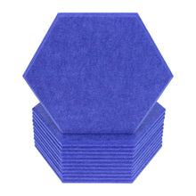 Load image into Gallery viewer, 12 pack blue hexagon acoustic tiles
