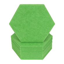Load image into Gallery viewer, 12 pack emerald green hexagon acoustic tiles

