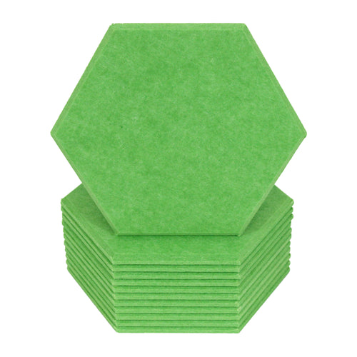 12 pack emerald green hexagon acoustic tiles