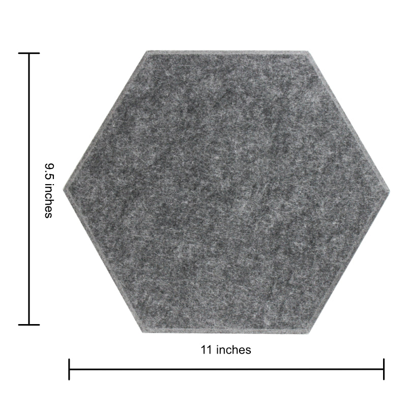 coloRIZE™ Hexagon Decorative Acoustic Panels Mix-N-Match