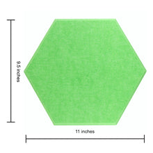 Load image into Gallery viewer, green acoustic hexagon tile dimensions
