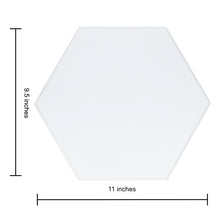 Load image into Gallery viewer, white acoustic hexagon tile dimensions
