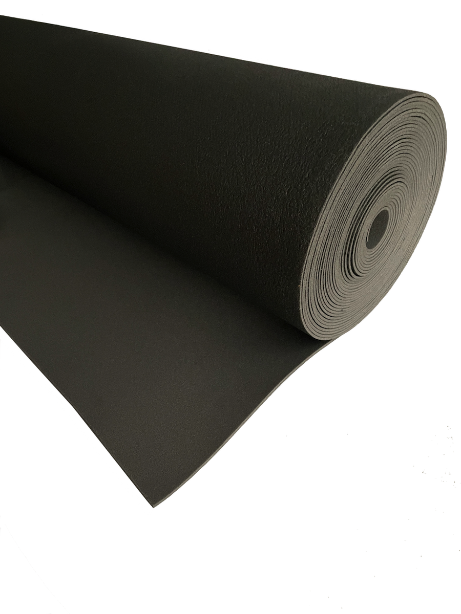 3/8" Flexible Soundproofing Barrier Roll (50 ft. x 60 in.) – High-Density Polyethylene Sound Deadener for Walls, Floors & Ceilings