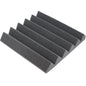 black wedge acoustic foam sound absorbing tile