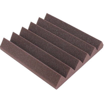 burgundy wedge acoustic foam sound absorbing tile