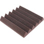 burgundy wedge acoustic foam sound absorbing tile