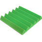green wedge acoustic foam sound absorbing tile