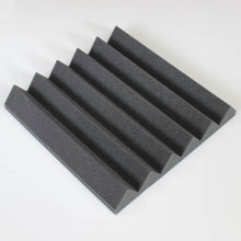 Load image into Gallery viewer, black acoustic foam noise reduction studio tile
