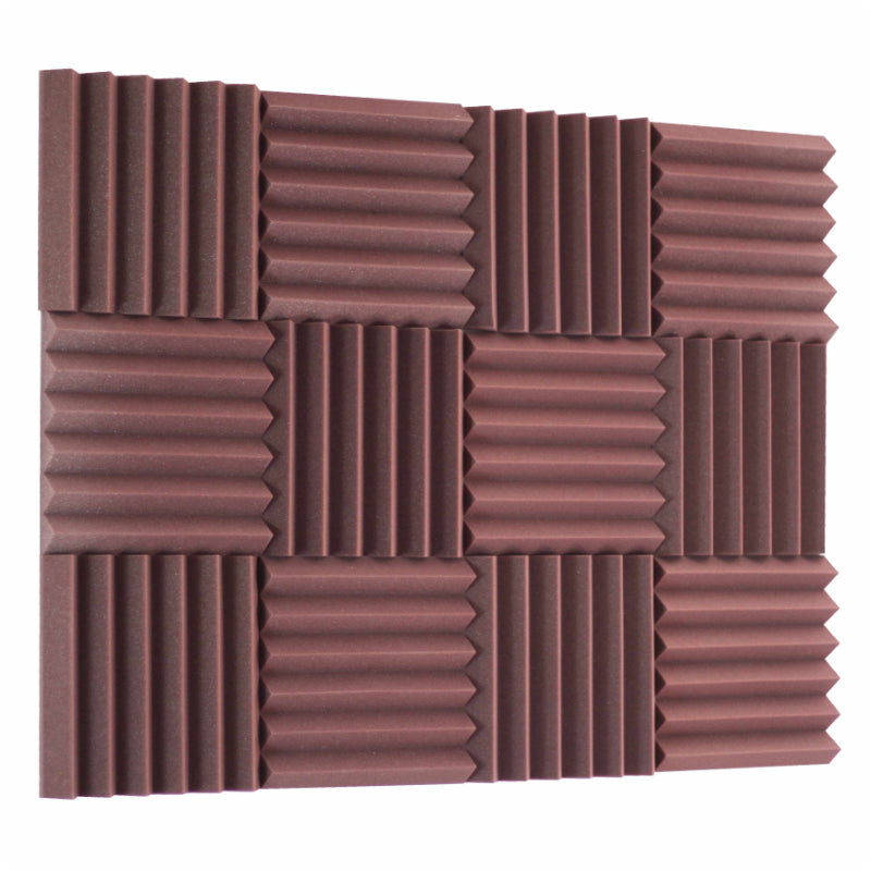burgundy maroon acoustic foam noise reduction wall panels