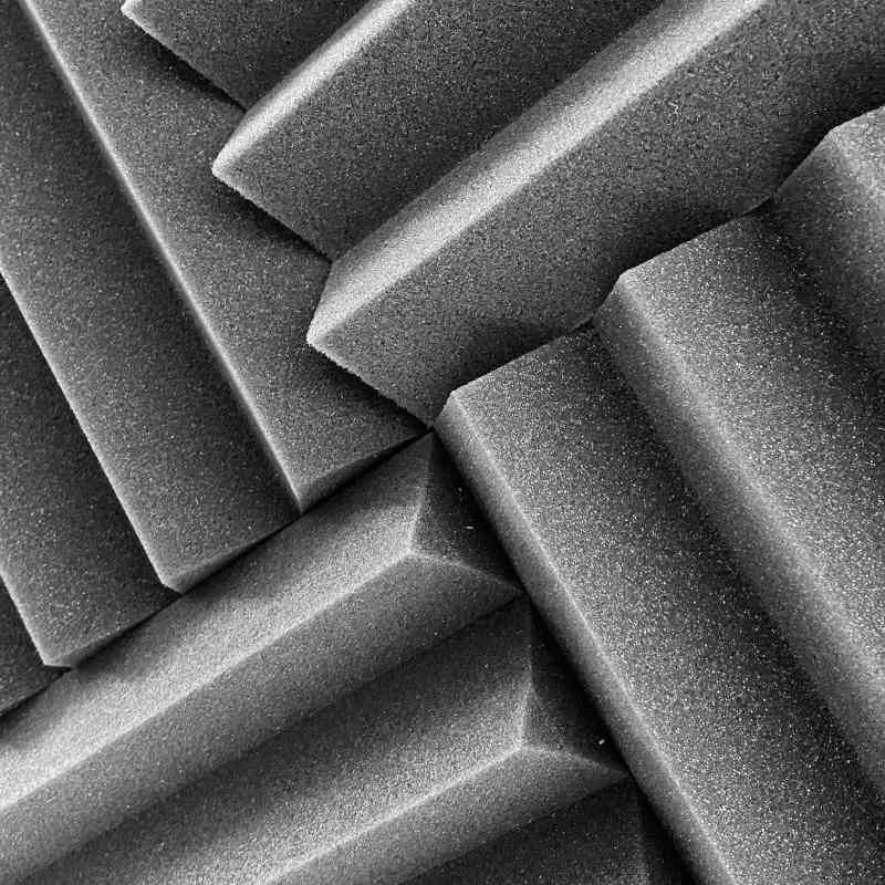 black wedge acoustic foam