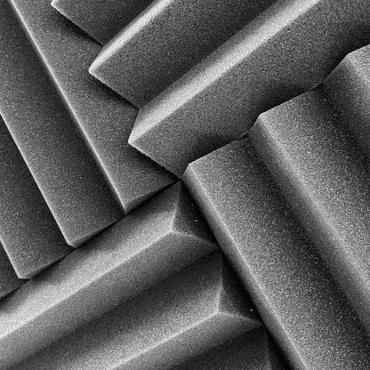black wedge acoustic foam