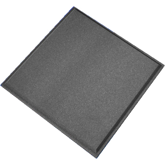 Sound Absorbing Acoustic Drop Ceiling Tiles - Charcoal (12 Pieces)