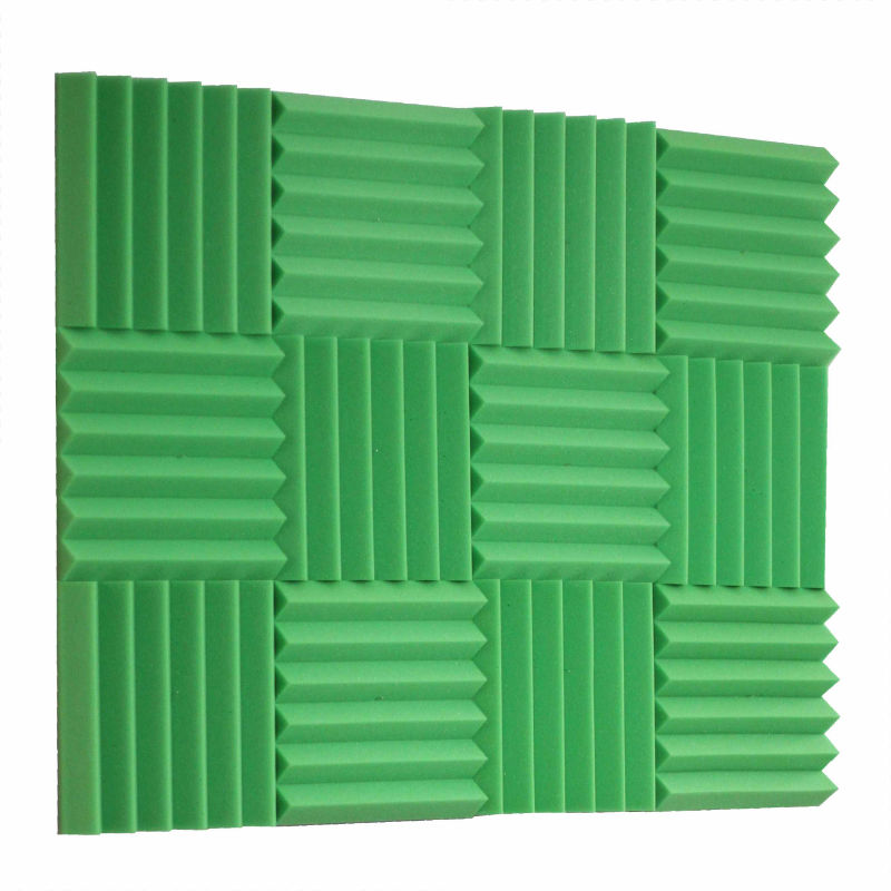 green acoustic foam noise reduction wall panels
