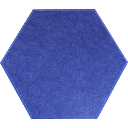 blue hexagon acoustic panels