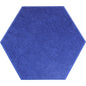blue hexagon acoustic panels