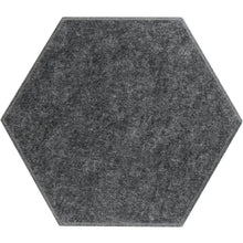 Load image into Gallery viewer, charcoal black hexagon acoustic panels
