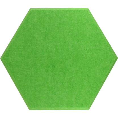 emerald green hexagon acoustic panels