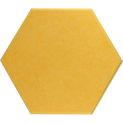 maize yellow hexagon acoustic panels