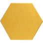 maize yellow hexagon acoustic panels
