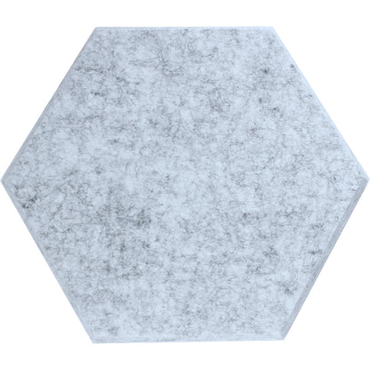 white marble hexagon acoustic panels