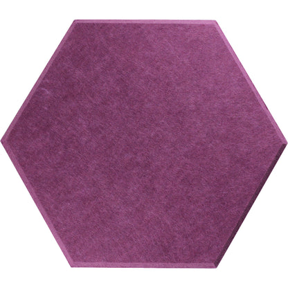 plum purple hexagon acoustic panels