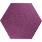 plum purple hexagon acoustic panels