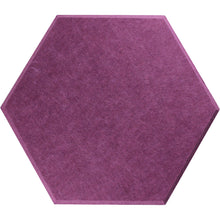 Load image into Gallery viewer, plum purple hexagon acoustic panels

