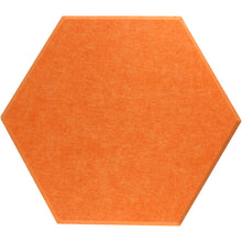 Load image into Gallery viewer, tangerine orange hexagon acoustic panels
