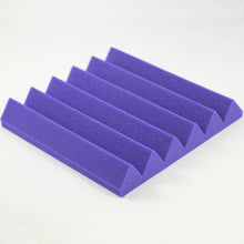 Load image into Gallery viewer, purple wedge acoustic foam tile
