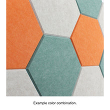 Load image into Gallery viewer, coloRIZE™ Hexagon Decorative Acoustic Panels - Seafoam (12 Pieces)
